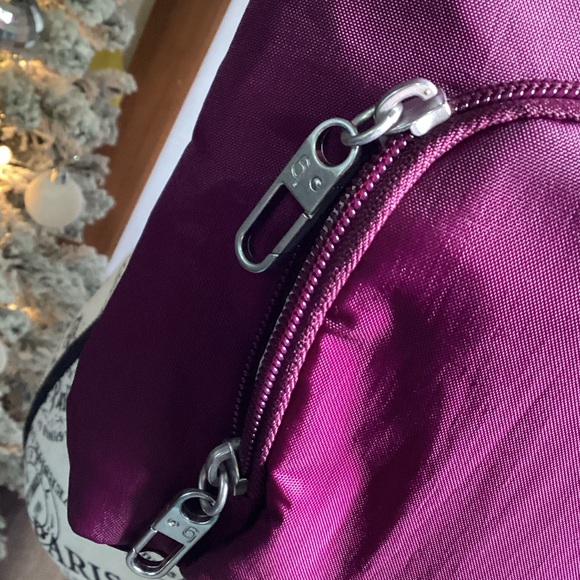 Baggallini Mulberry Crossbody Security Travel Bag BNWT 💜🩷 - Picture 7 of 9